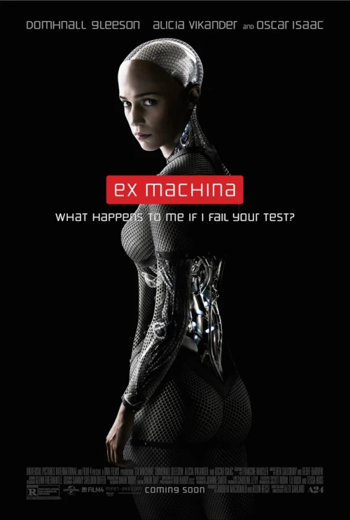 Pro-Contras of AI and (Bio)Technology: Films, Series, and Documentaries 15 Ex Machina movie poster