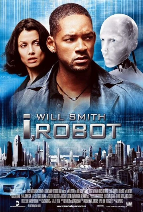 Pro-Contras of AI and (Bio)Technology: Films, Series, and Documentaries 21 I, Robot movie poster