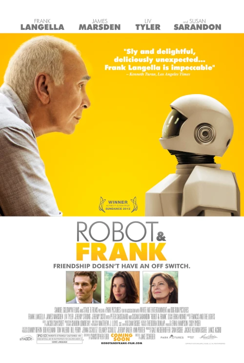 Pro-Contras of AI and (Bio)Technology: Films, Series, and Documentaries 32 Robot & Frank movie poster