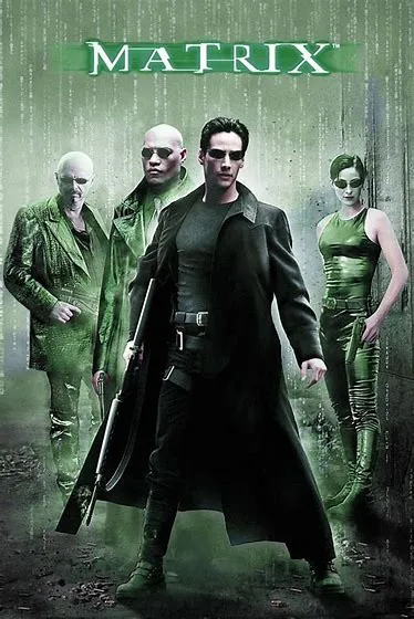 Pro-Contras of AI and (Bio)Technology: Films, Series, and Documentaries 41 The Matrix movie poster