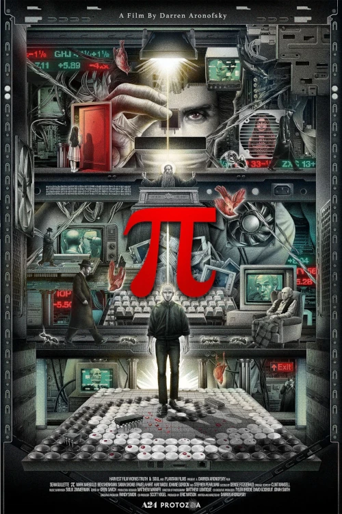 Pro-Contras of AI and (Bio)Technology: Films, Series, and Documentaries 28 Pi movie poster